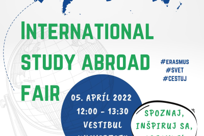 Pozvánka na International Study Abroad Fair 2022 summer semester