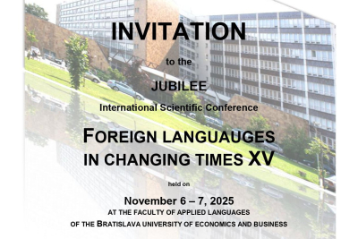 Foreign Languages in the Changes of Time XV