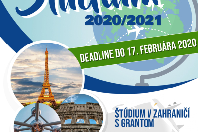 Nová výzva: Erasmus+ štúdium 2020/2021