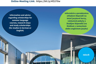 Webinár: DAAD - Štipendijné pobyty v Nemecku