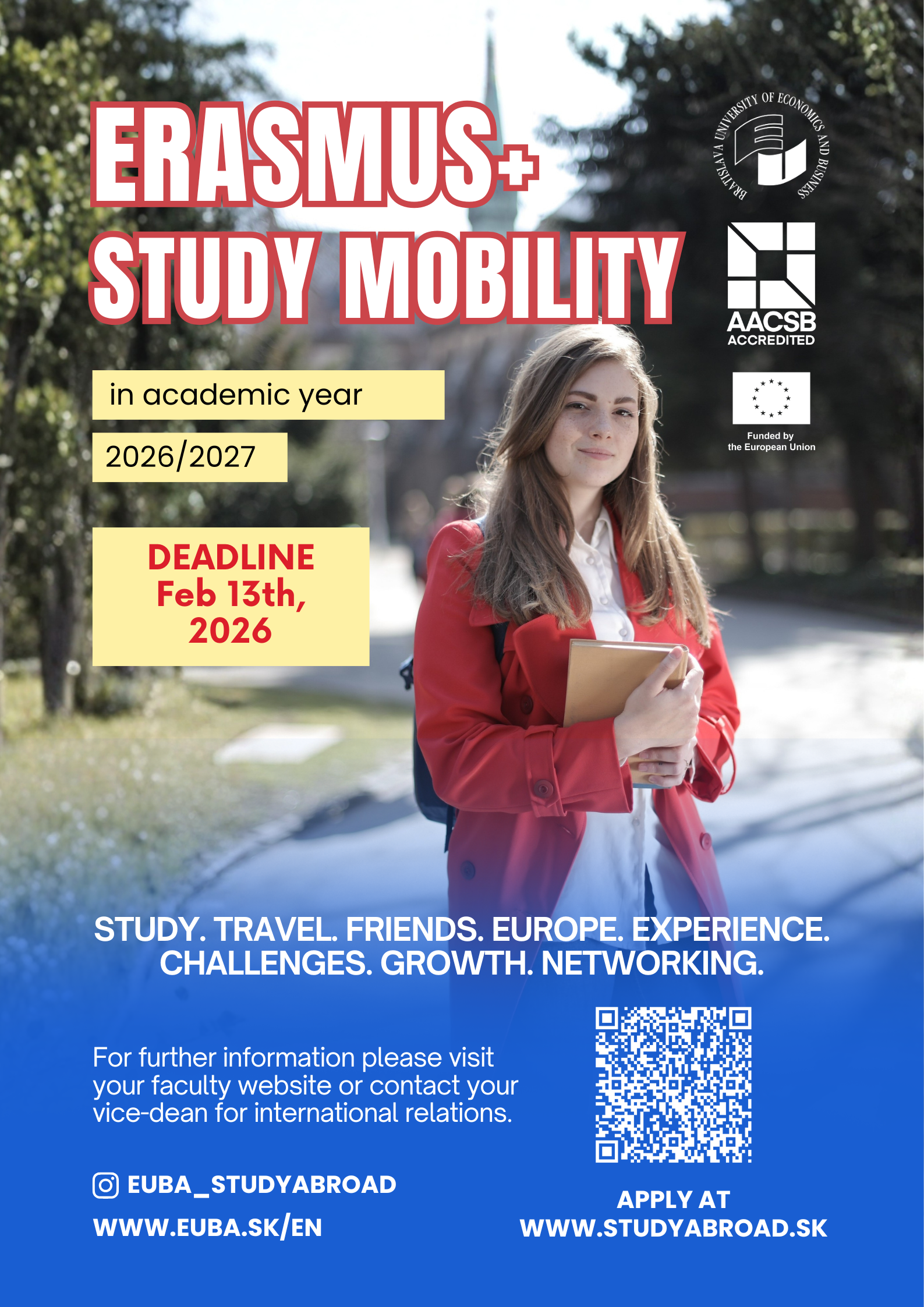Call for applications for Erasmus+ studies in the academic year 2026/2027 Call for applications for Erasmus+ studies in the academic year 2026/2027
