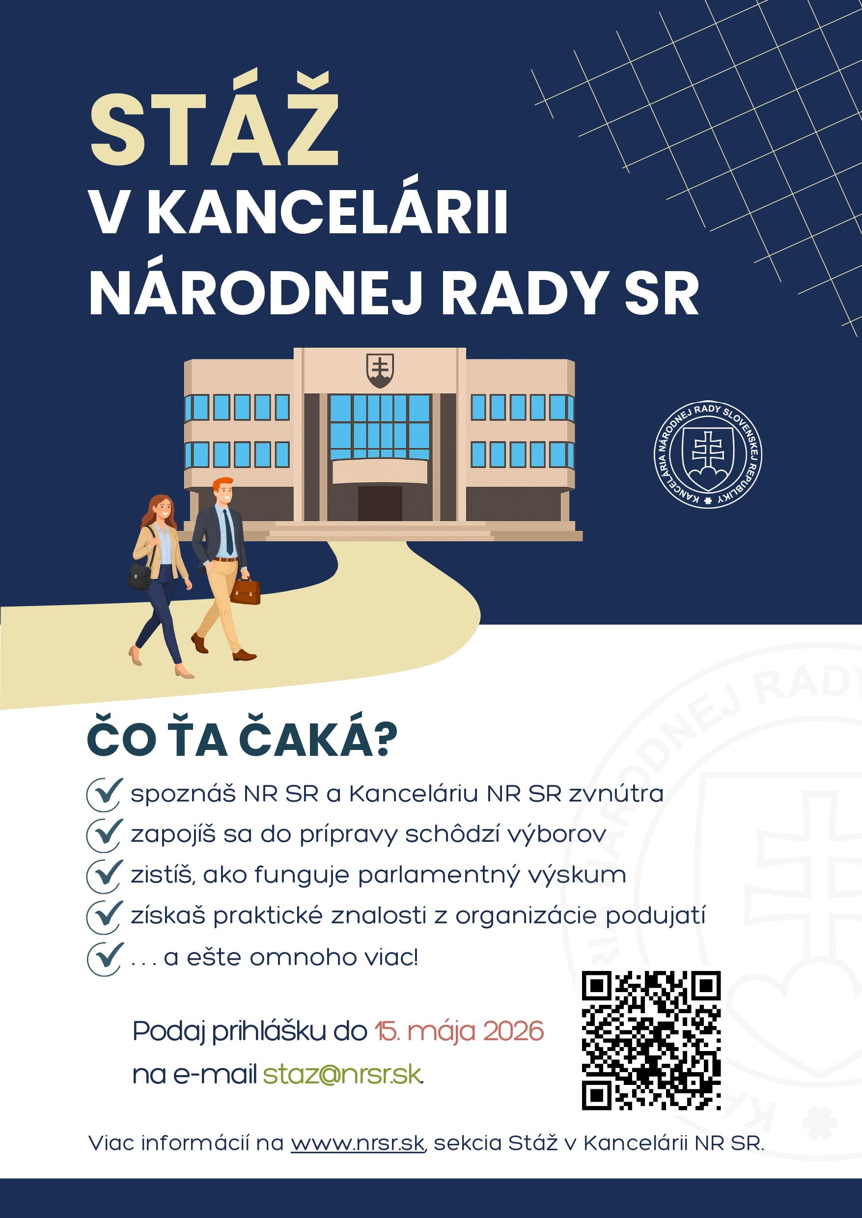 Stáž v Kancelárii Národnej rady SR